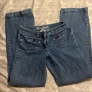Mid rise straight leg jeans from New York and company